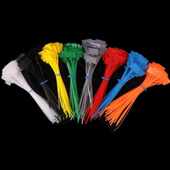 包邮 彩色标签扎带尼龙4x150 标记束线带 多色网线标识捆绑带记号牌