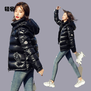 朗姿约定小个子羽绒服女2026新款冬装白鸭绒时尚加厚亮面短款外套