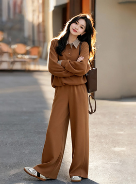 柒量一裁小个子新款时髦穿搭一整套女款运动套装裤子92-93cm3141