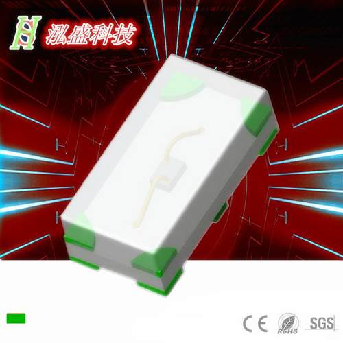 厂家直销 高亮0201绿光SMD灯珠 0201翠绿灯贴片LED 发光二极管