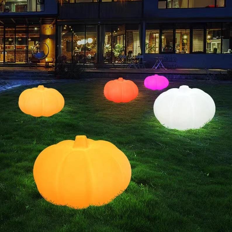 景观庭院户外南瓜落地灯防水别墅太阳能充电花园灯氛围草坪装饰灯