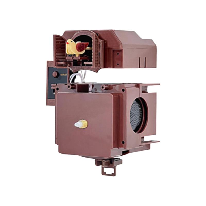 出口欧美布谷鸟咕咕钟石英机芯光控点控整点报时音乐带摇摆器跨境