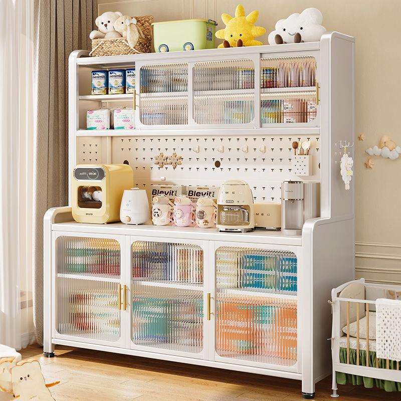 婴儿专用家用宝宝用品置物架落地多层可移动储物柜子喂养台收纳柜