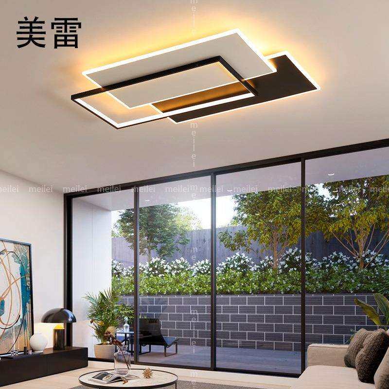 客厅灯简约现代大气轻奢吸顶灯2022年新款名尊吸顶灯具组合餐灯