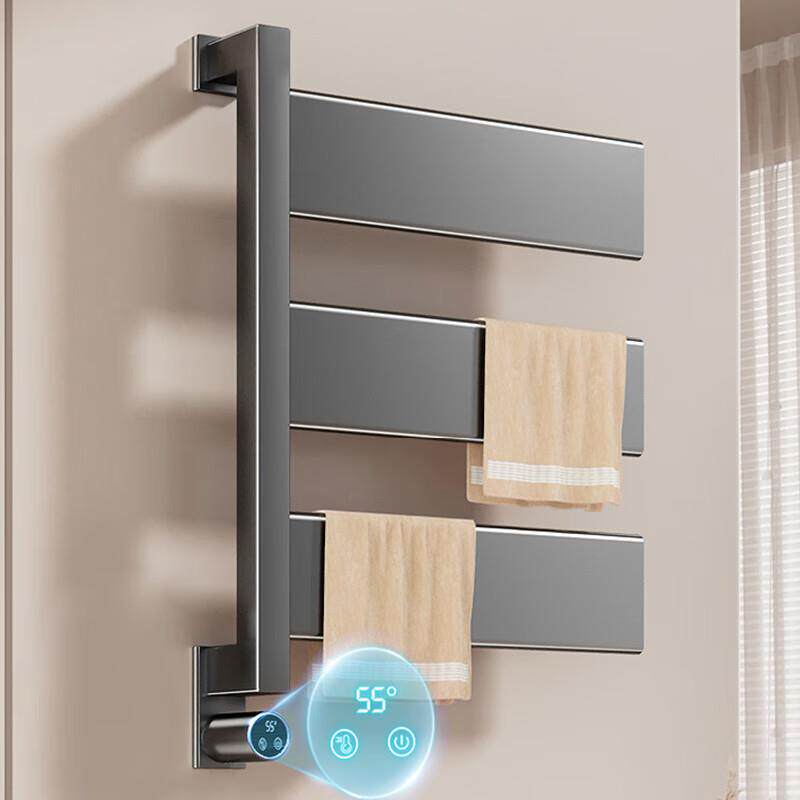 田园沐歌电热毛巾架家用卫生间碳纤维加热杀菌浴室烘干置物架智能