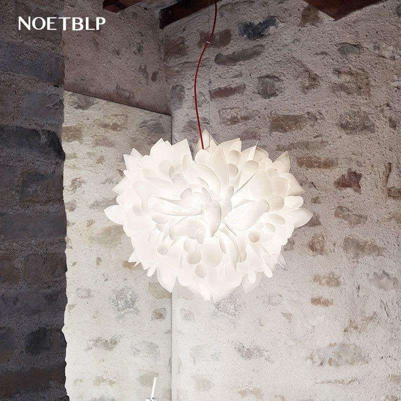 意大利温馨浪漫卧室吊灯北欧极简风创意客厅灯设计感挑空楼梯灯具