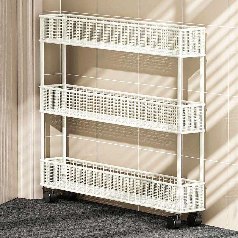 卫生间门后置物架夹缝超窄家用浴室带轮超薄缝隙收纳柜12cm夹缝柜