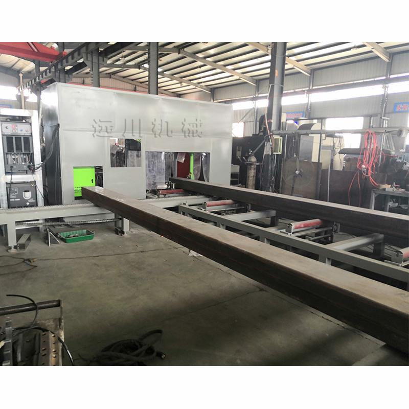 钢结构厂等离子下料机工字钢H钢等离子下料割孔机 大型方管下料机