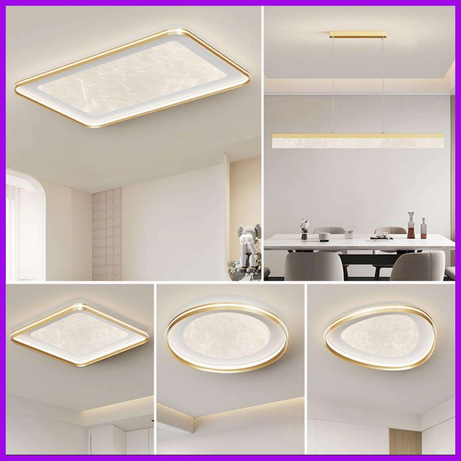 意式极简轻奢卧室吸顶灯全光谱现代简约高级感大气客厅主灯书房灯