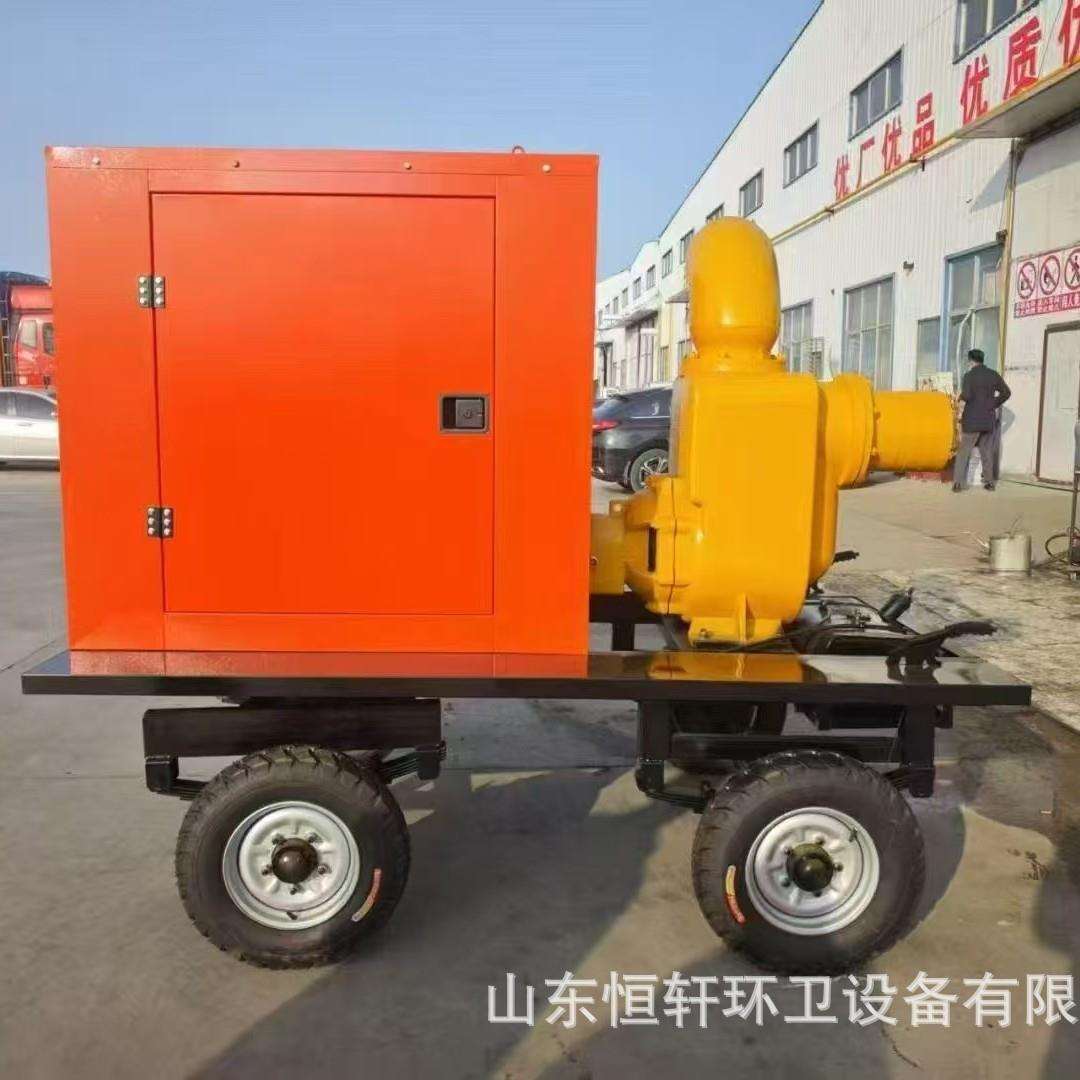 厂家直销移动式排水泵车柴油防汛泵车自吸泵排涝市政排水泵