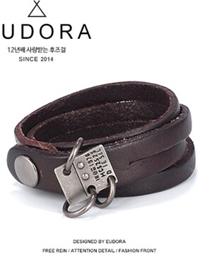 韩版简约休闲大气女士手链饰品 潮流时尚个性男手镯 学生情侣手环