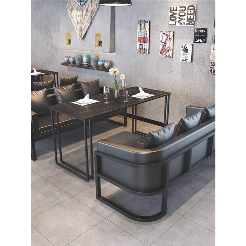 酒吧桌椅卡座工业风餐厅音乐咖啡厅餐吧烧烤饭店清吧商用沙发餐桌