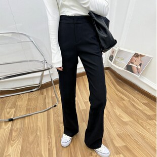 高级感职业裤 西装 百搭显瘦高腰垂感休闲拖地长裤 女秋冬新款 直筒裤