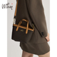 WHY包包印花小托特包2026新款 精致高级感单肩包迷你手提包斜挎包