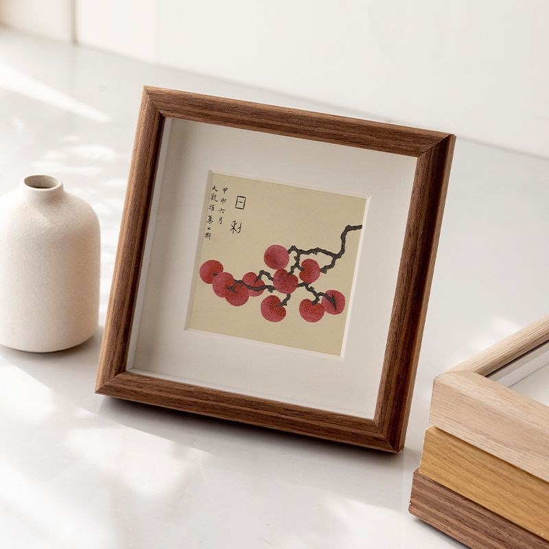 20x20画框中空1.5cm油画棒四宫格摆台挂墙手工制作手绘生日送女生