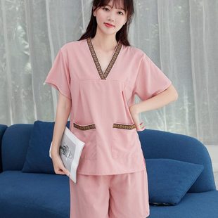桑拿洗浴服 春秋新品 好质量汗蒸服女款 纯棉高档情侣全棉男款 加大码