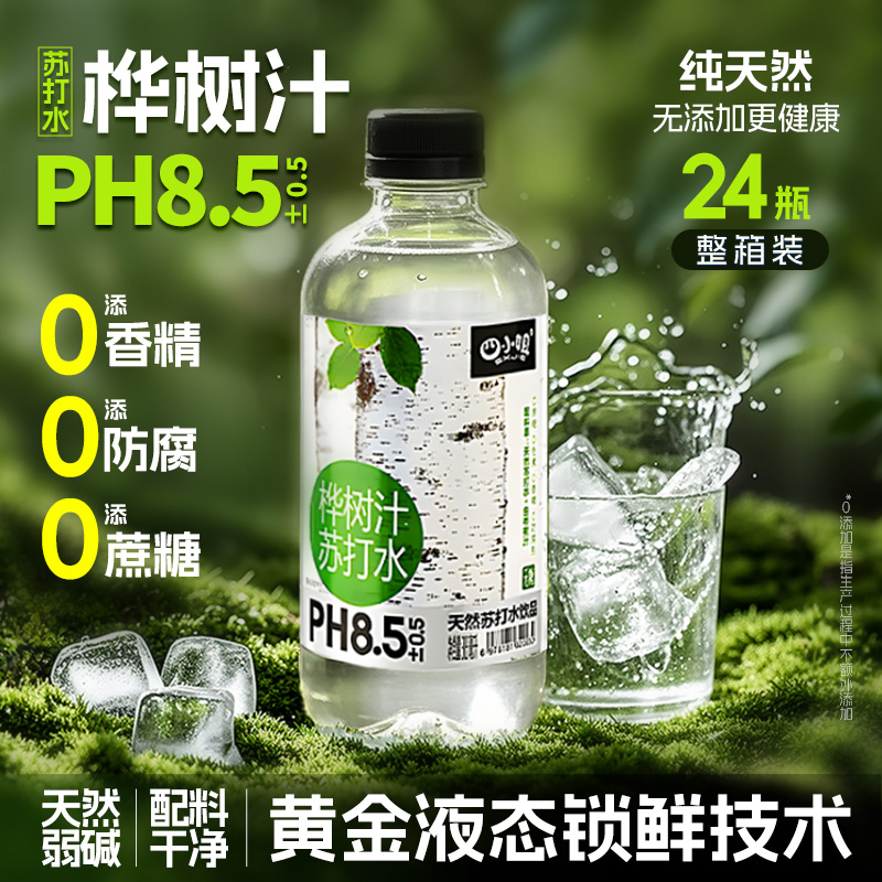 桦树汁天然苏打水385ml