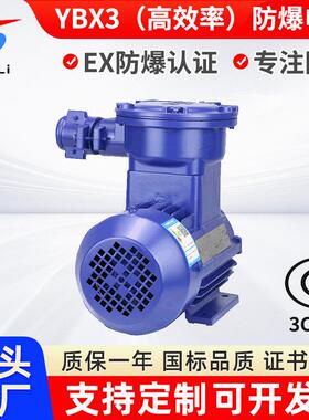 粉尘防爆BT4防爆电机防爆电机立式电动机YBX3-80M1-2/0.75W