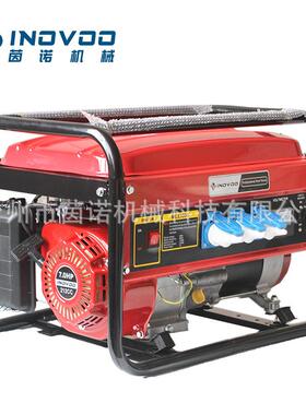 外贸款汽油发电机1-8.5KW单相三相小型发电机家用便携式发电机