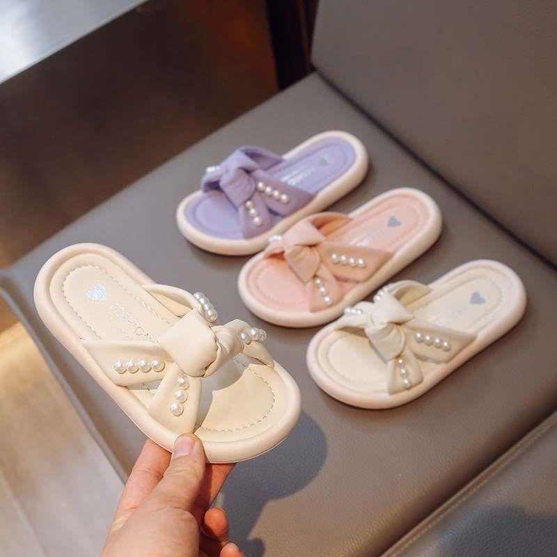 女童凉拖鞋2024夏季新款儿小女孩童鞋子公N主鞋T软底防滑外穿新品