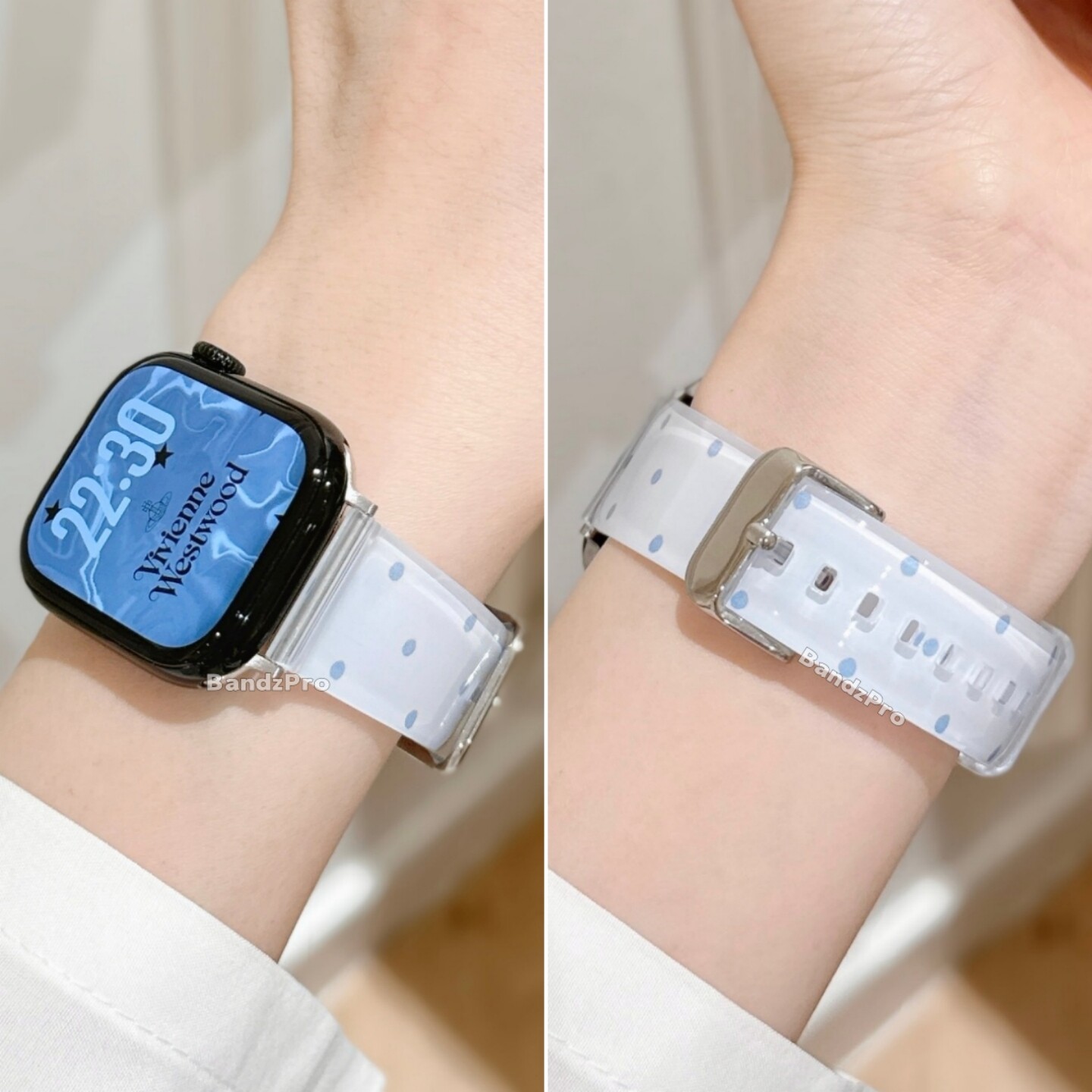 适用iwatch韩系夏天清透TPU表带图片