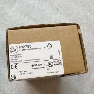 {议价}全新IFM易福门PI2798压力传感器，德国原装，带原包{议价}