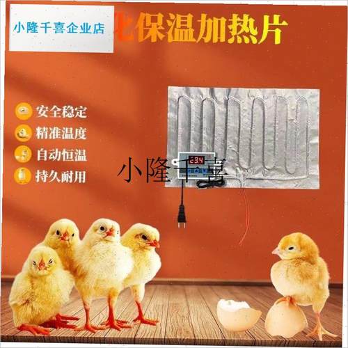 孵化加热垫电热片保温加热片铝箔发热垫自制大型U水床孵化宠物养l