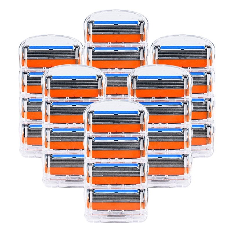 现货五层男士手动剃须刀刀头刮胡刀多层不锈钢刀片新款