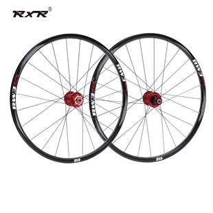 RW3 27.5寸山地公路碟刹自行车轮组培林花鼓120响6抓桶轴快拆转换