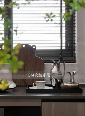 现代中式样板间厨房摆件售