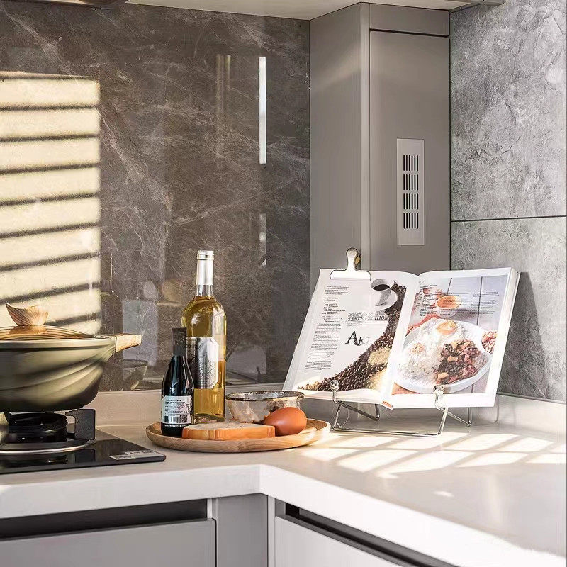 现代轻奢样板间厨房台桌面木质托盘红酒真面包鸡蛋摆件美食杂志架