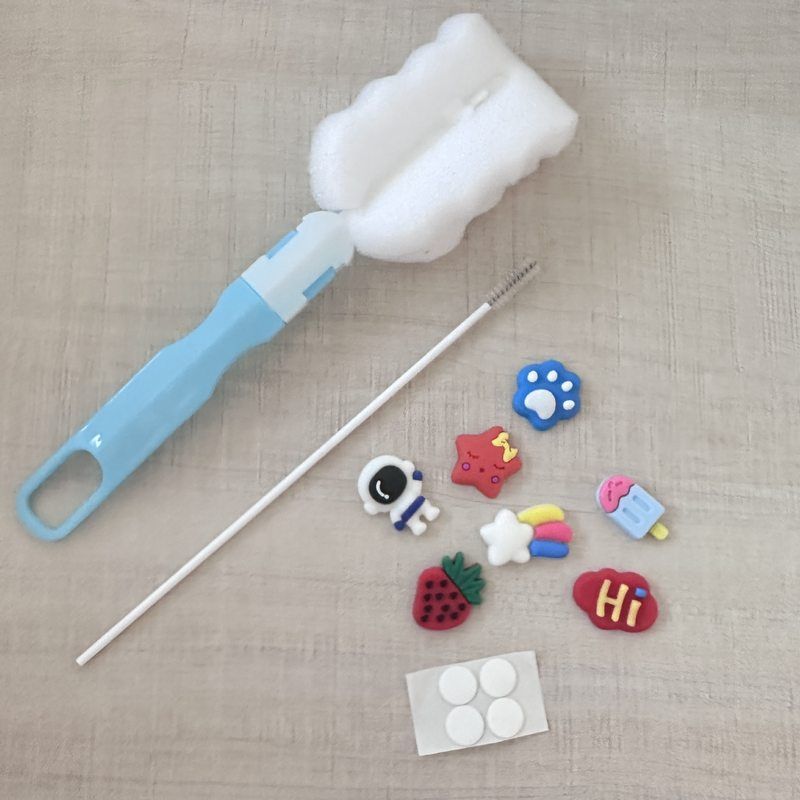 杯刷套装吸管刷立体贴纸婴儿奶瓶