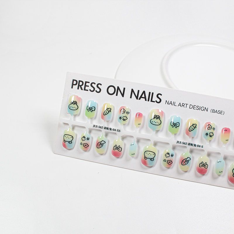 【皎珑】新款彩虹可爱卡通小兔