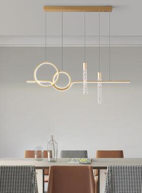 新款全铜个性现代简约风格吊灯设计师款样板房北欧餐厅灯吧台铜灯