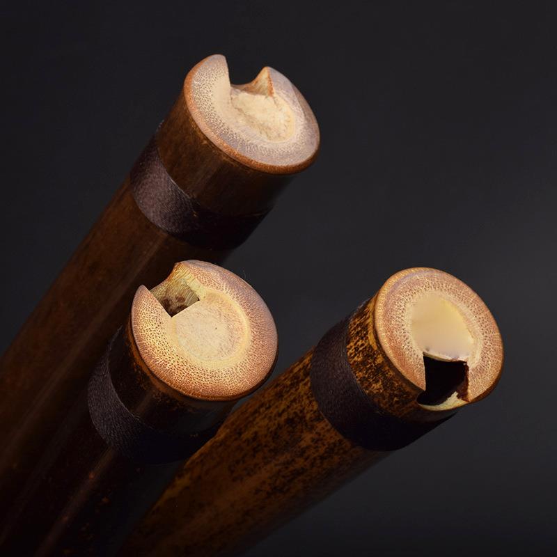 紫竹一节长箫素箫专业演奏高档乐器竹箫成人自学儿童学生入门洞箫