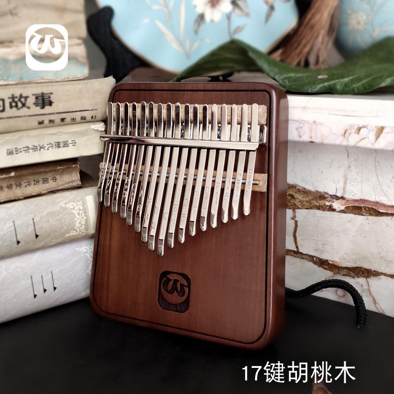 沃尔特卡林巴琴拇指琴21音手指钢琴 便携式乐器kalimba手指钢琴