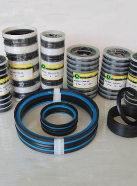 挖掘机活塞密封配件 原装组合活塞密封件DAS OHM OUY NCF V型夹布
