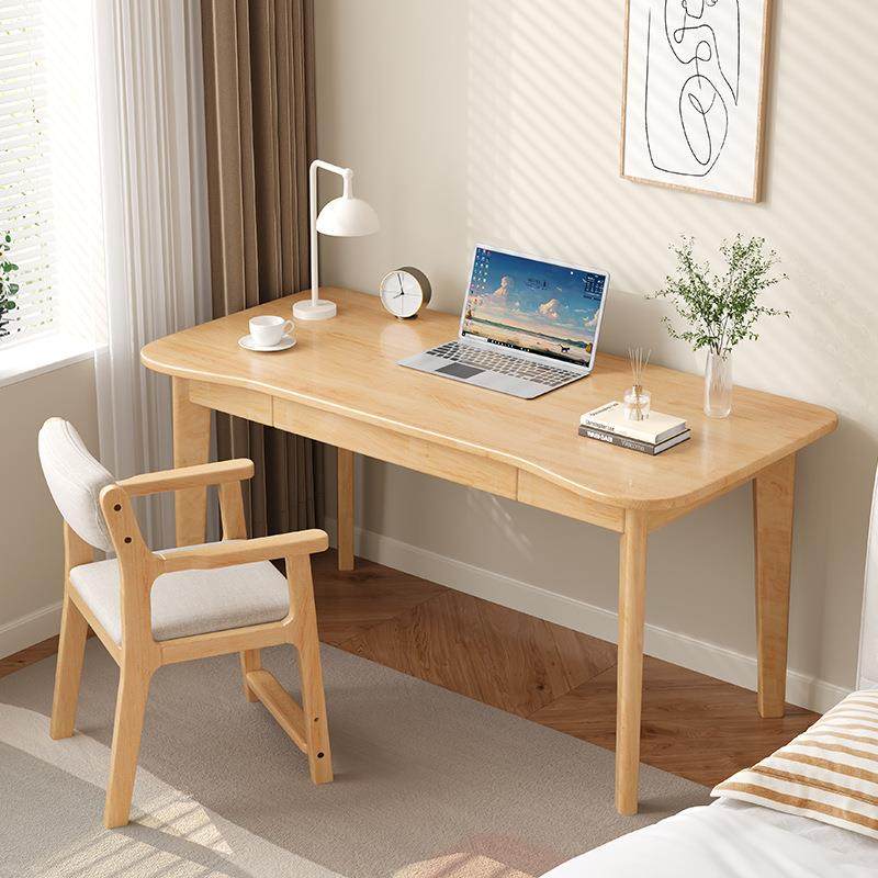 实木电脑桌家用小户型书桌学生写字桌办公桌工作台简易长方形桌子