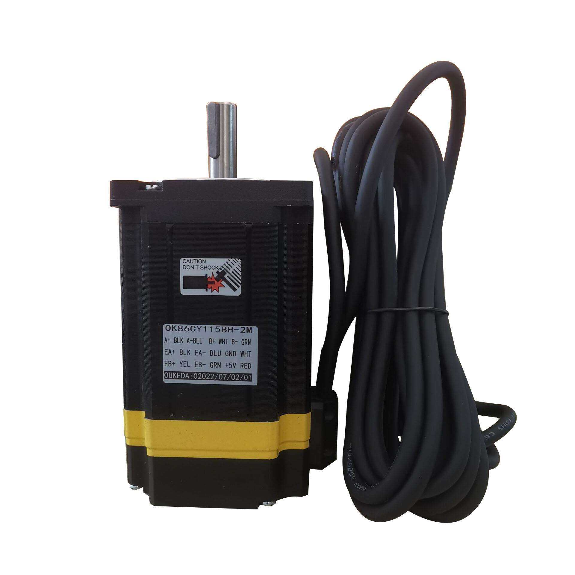 OK86CY115BH-2M NEMA34 Closed loop stepping motor 86mm 8.5Nm