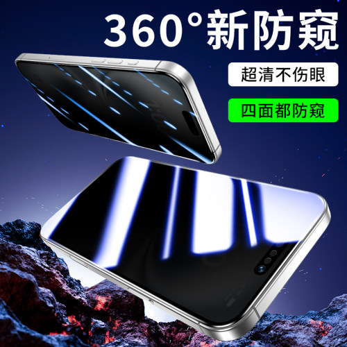 古量iPhone钢化玻璃360°防窥