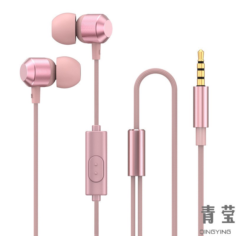 工厂扁式口圆孔不支持r入耳耳机有线高音质睡眠电脑久戴无歌听