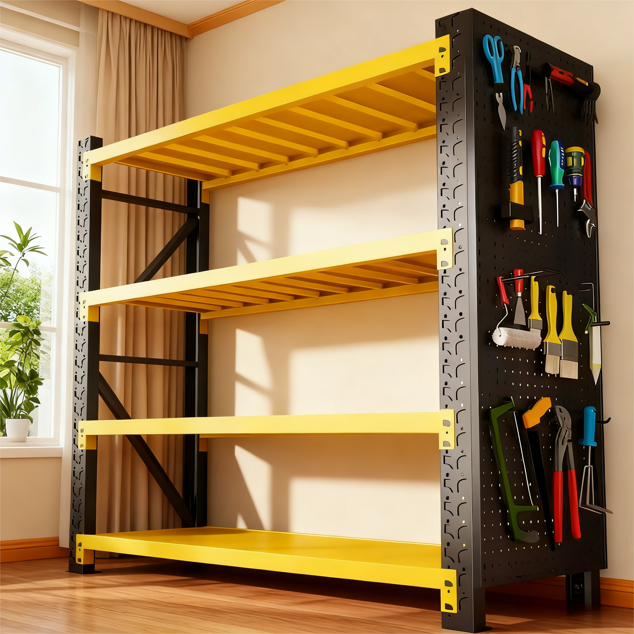 家用多功能货架多层洞洞板置物架