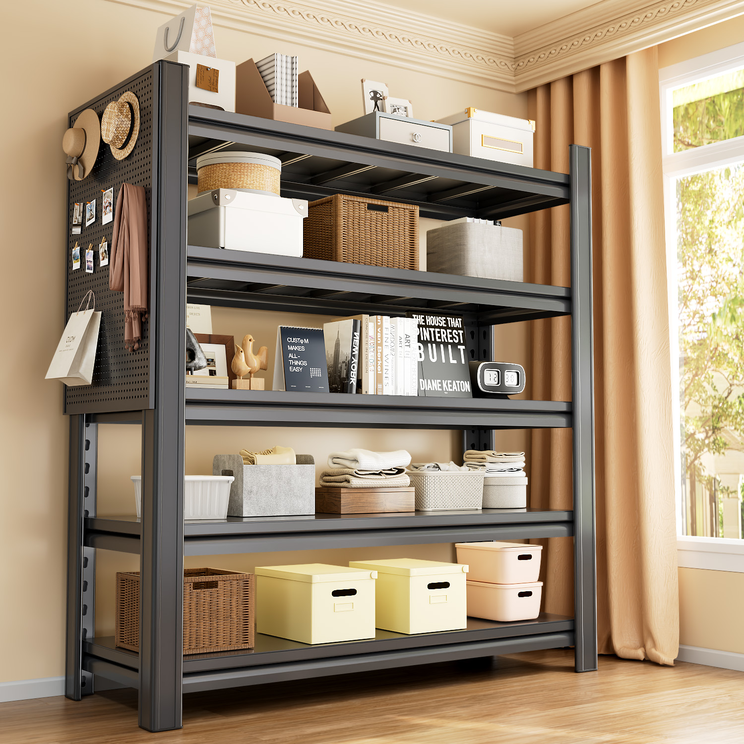 欣晟力多场景环保材质碳钢收纳架