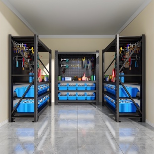 仓储货架轴承收纳架加油站机油架子修理工具架轮胎五金工具置物架