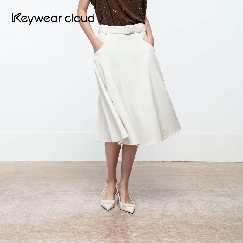 Keywear优雅鱼尾裙半身裙