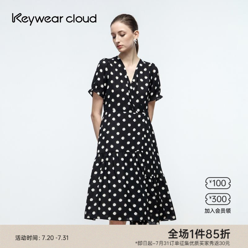奇威波点聚酯纤维KeyWear