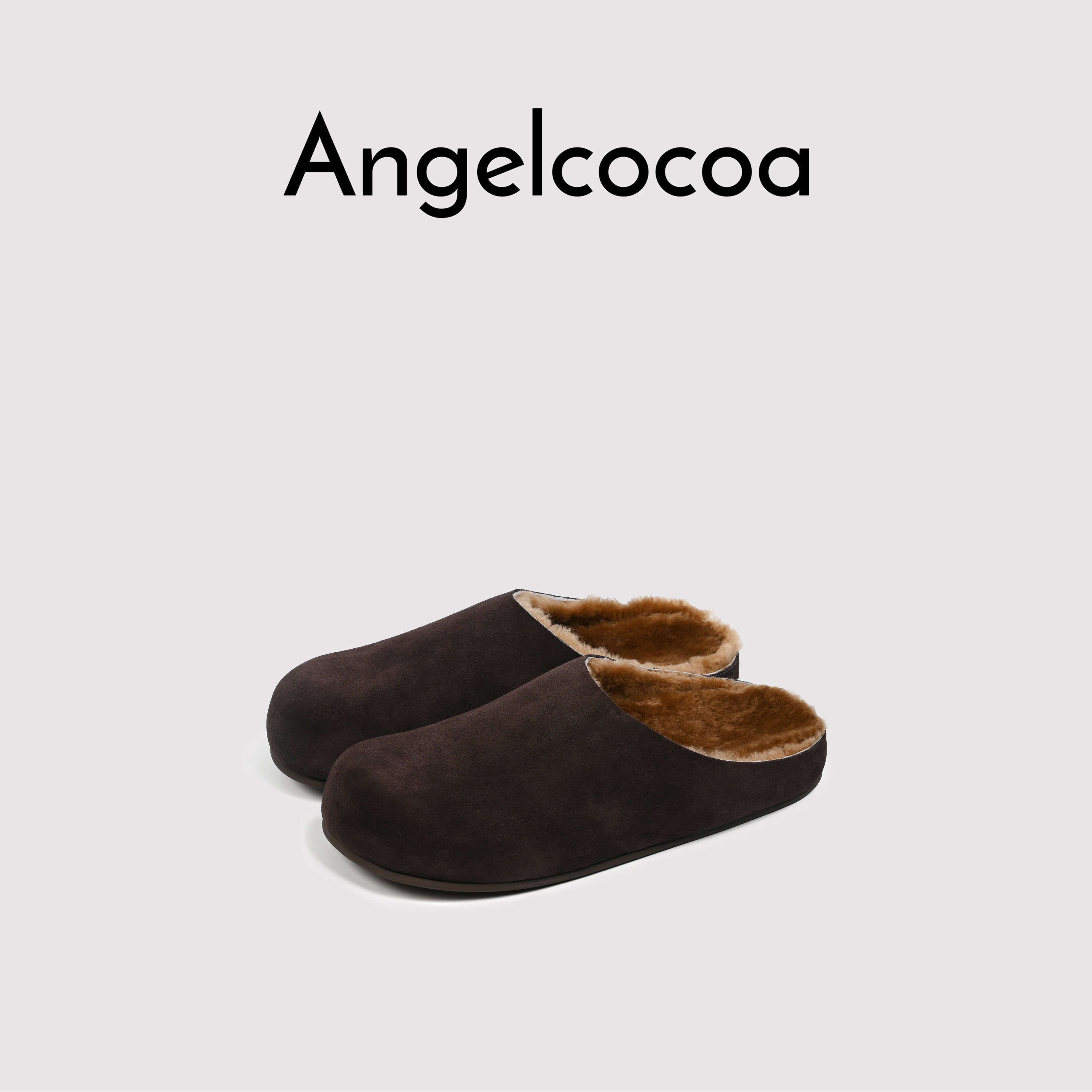 日本Angelcocoa勃肯鞋半拖羊毛