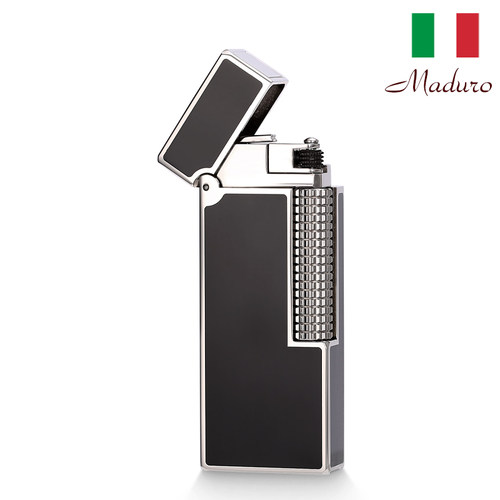 玛杜罗黄铜商务明火烤漆打火机