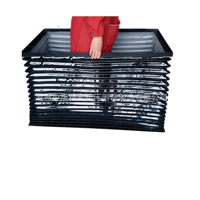 加工定制 方形 柔性 丝杠 升降机 舞台 防尘罩 风琴罩 风琴防护罩