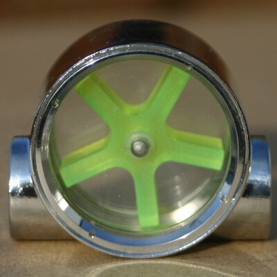 流速计水流计电脑水冷q水冷散热器水流查看观察2分螺纹流速检测